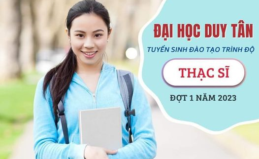 Thông báo tuyển sinh đào tạo trình độ Thạc sĩ đợt 1 năm 2023